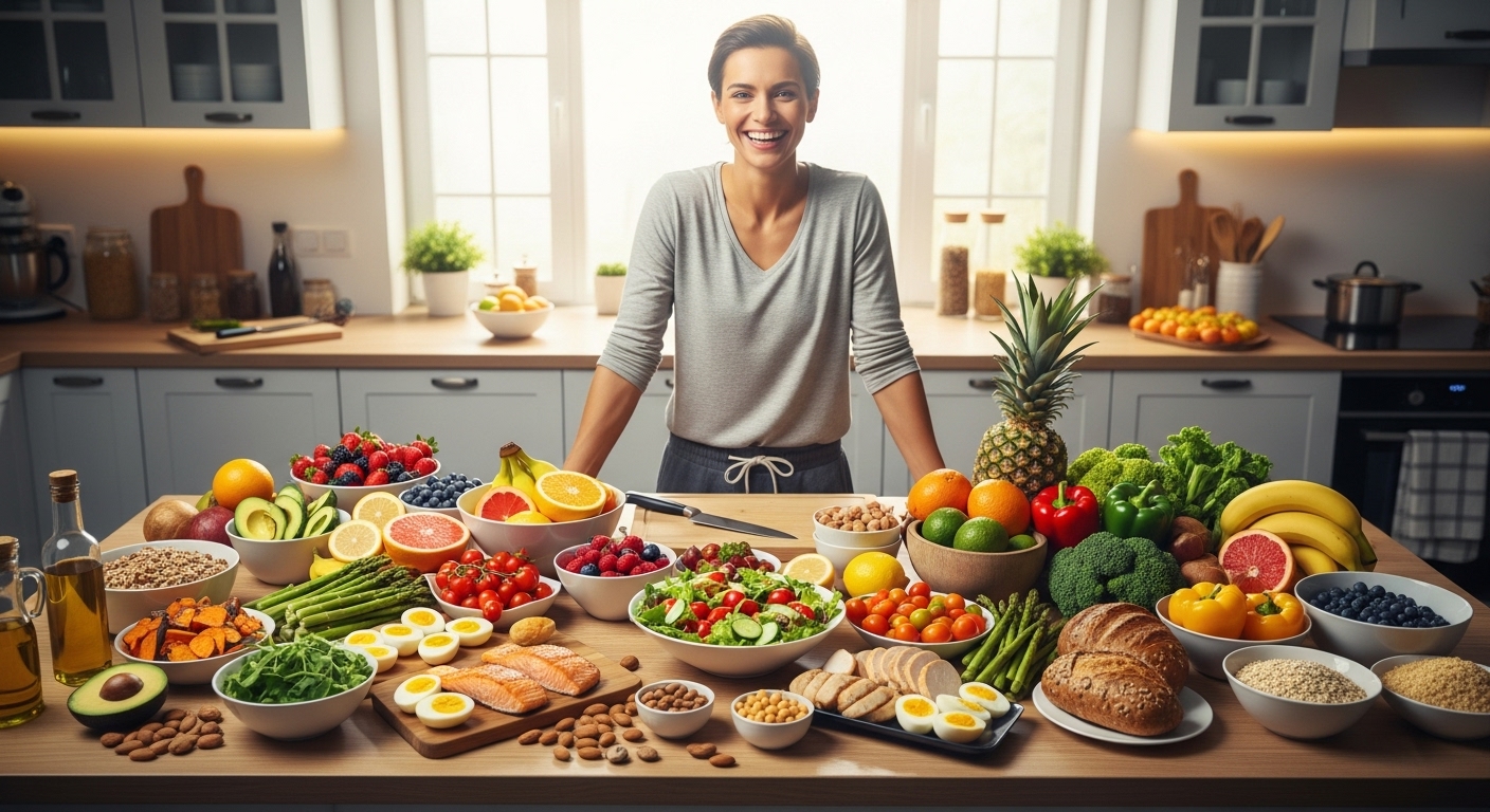 만성 피로 해소 다이어트 식습관을 통해 활력을 되찾은 사람의 모습