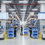 창고 피킹 방식 최적화로 효율성을 극대화한 현대적 물류 창고 이미지